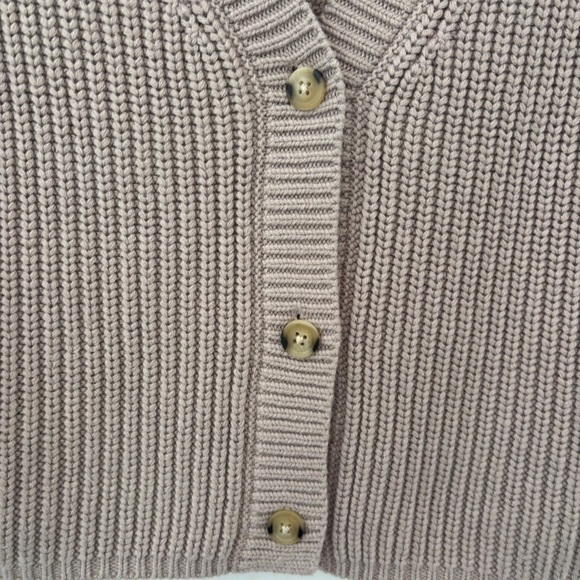 Abercrombie & Fitch Womens Button Vest •Medium• Taupe• Eclectic Grandpa •Taupe - Picture 16 of 16